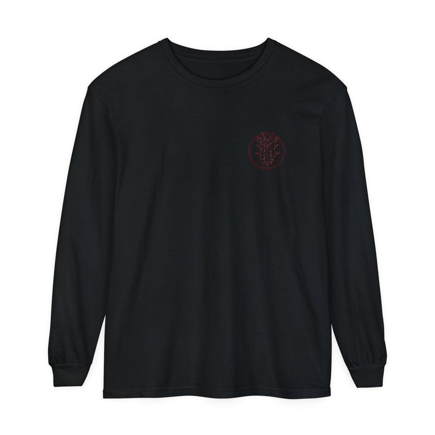 Mosh Crew Blood Red Monogram - Long Sleeve