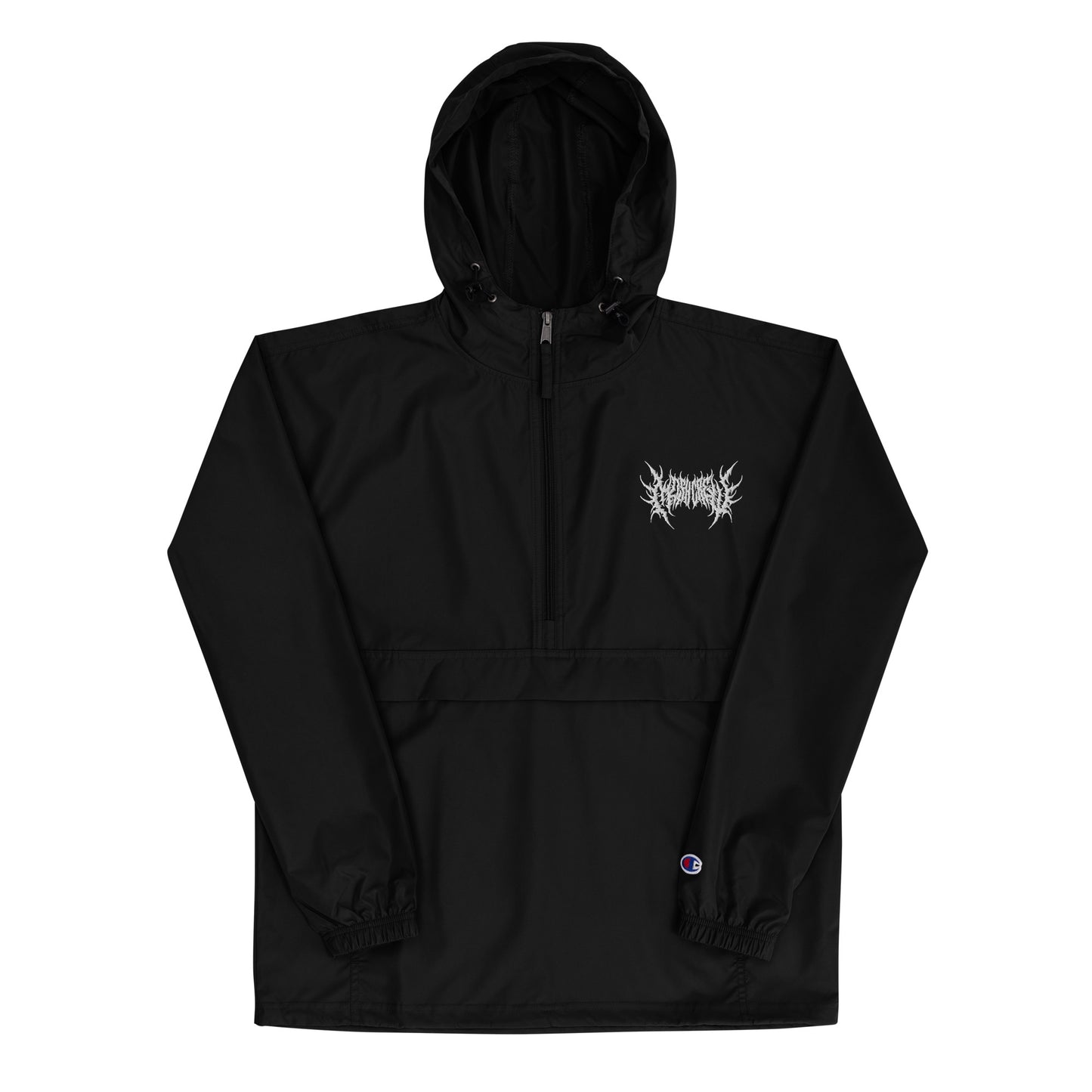 Mosh Crew - White Embroidery - Champion Windbreaker