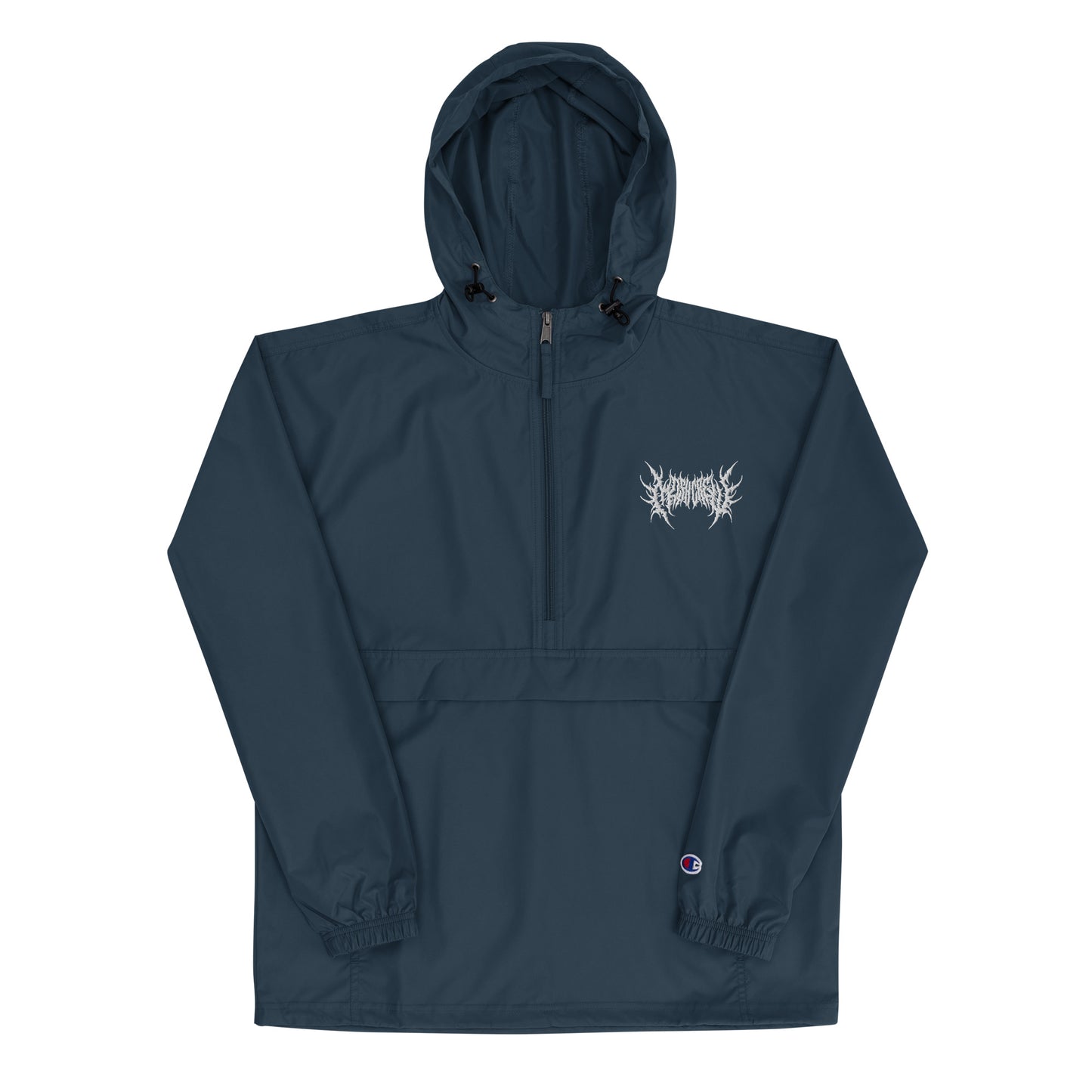 Mosh Crew - White Embroidery - Champion Windbreaker