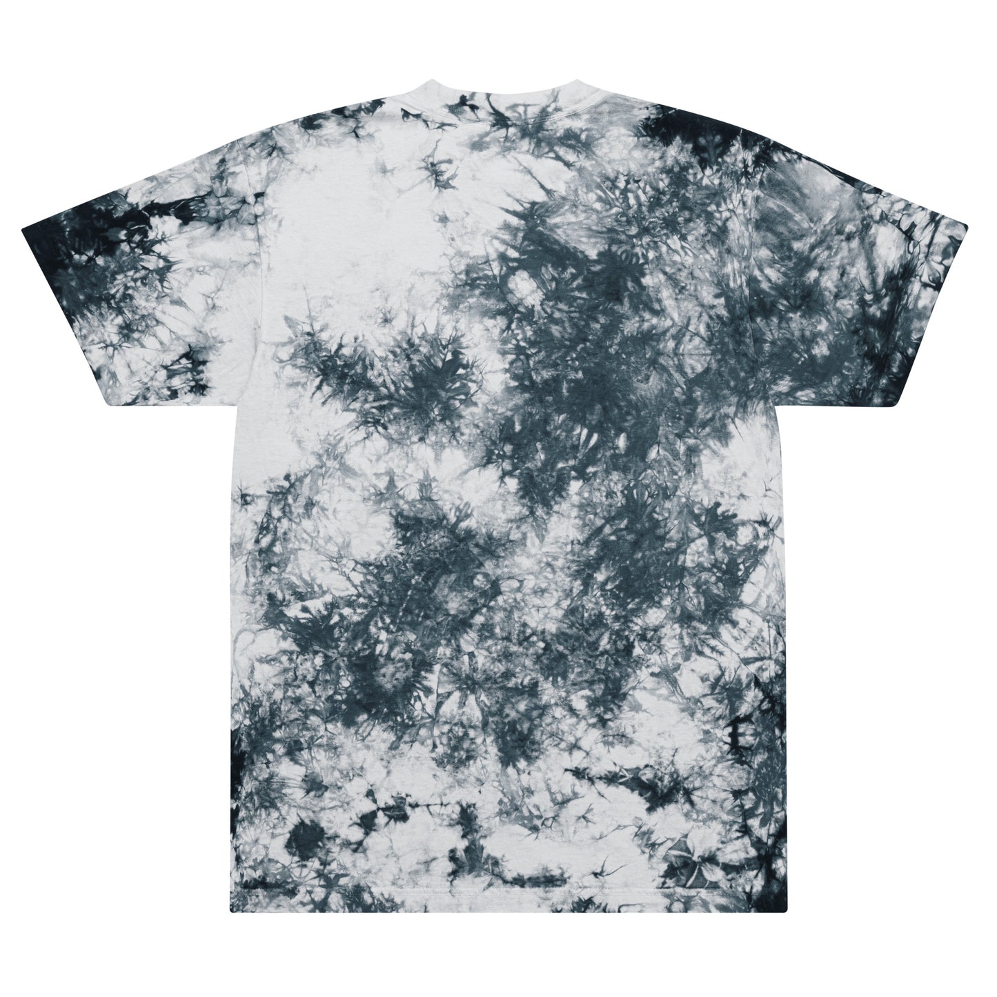 Mosh Crew Oversized Tie-Dye Tee - Embroidered