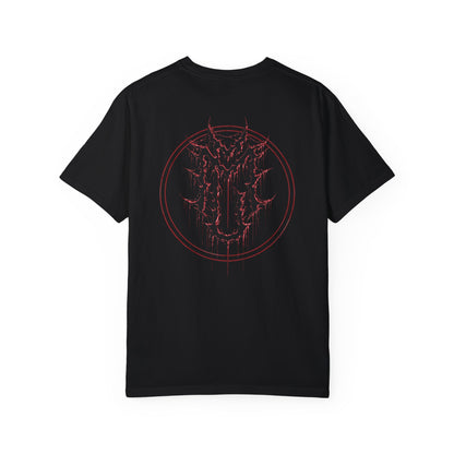 Mosh Crew Monogram Tee - Blood Red