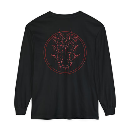 Mosh Crew Blood Red Monogram - Long Sleeve