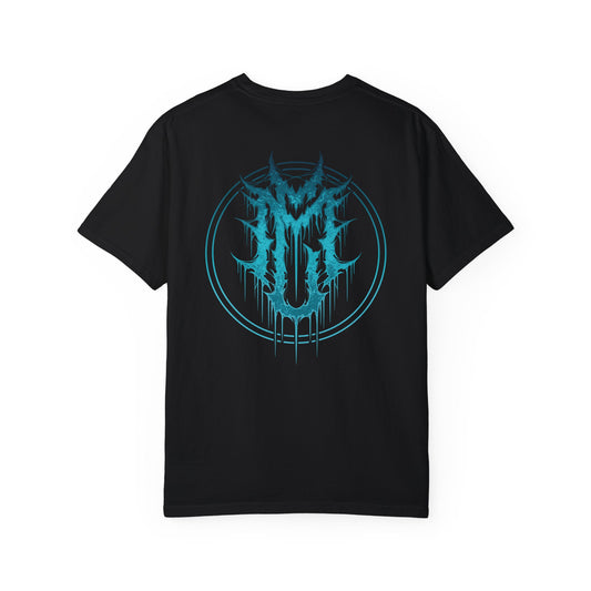 Mosh Crew Blue Monogram Tee