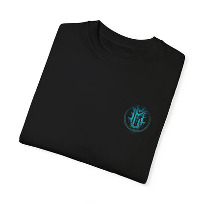 Mosh Crew Blue Monogram Tee