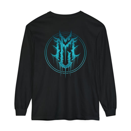 Mosh Crew Blue Monogram - Long Sleeve